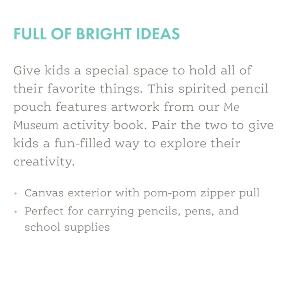 Compendium Full of Bright Ideas Pouch